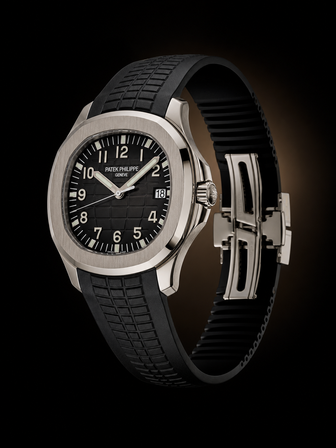 Patek Philippe Aquanaut Jumbo 5168G Black, view 4