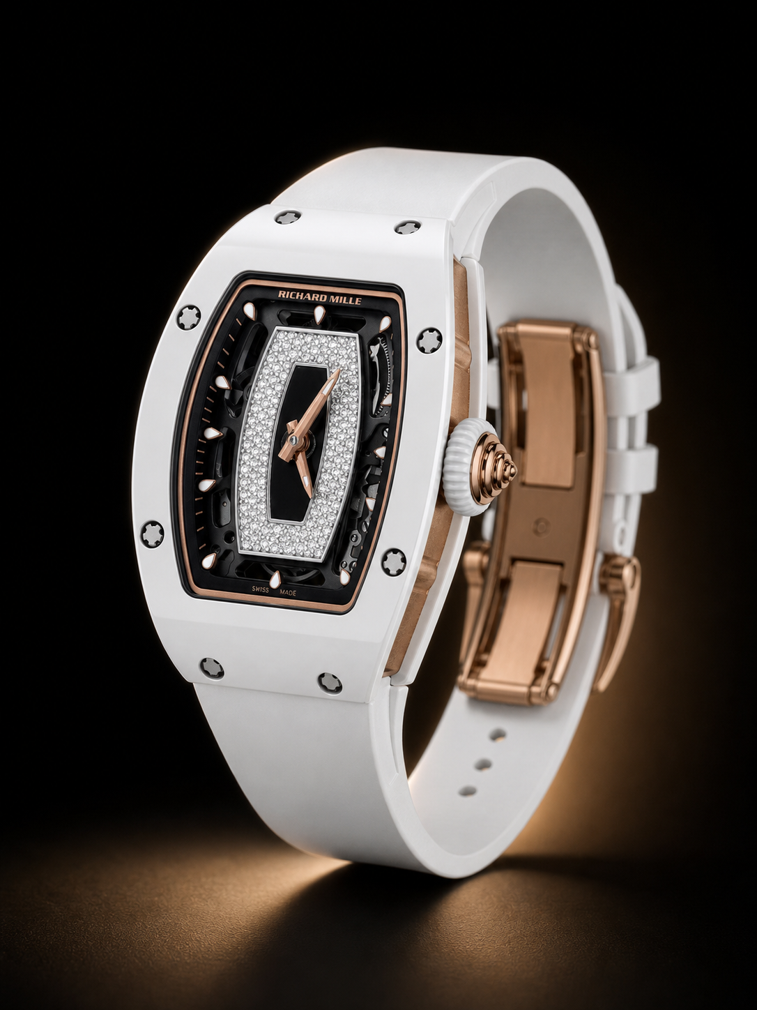Richard Mille RM 07-01 Lady Watch White, view 4