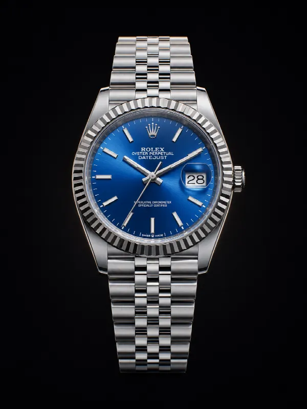 Rolex Datejust Blue Dial Swiss