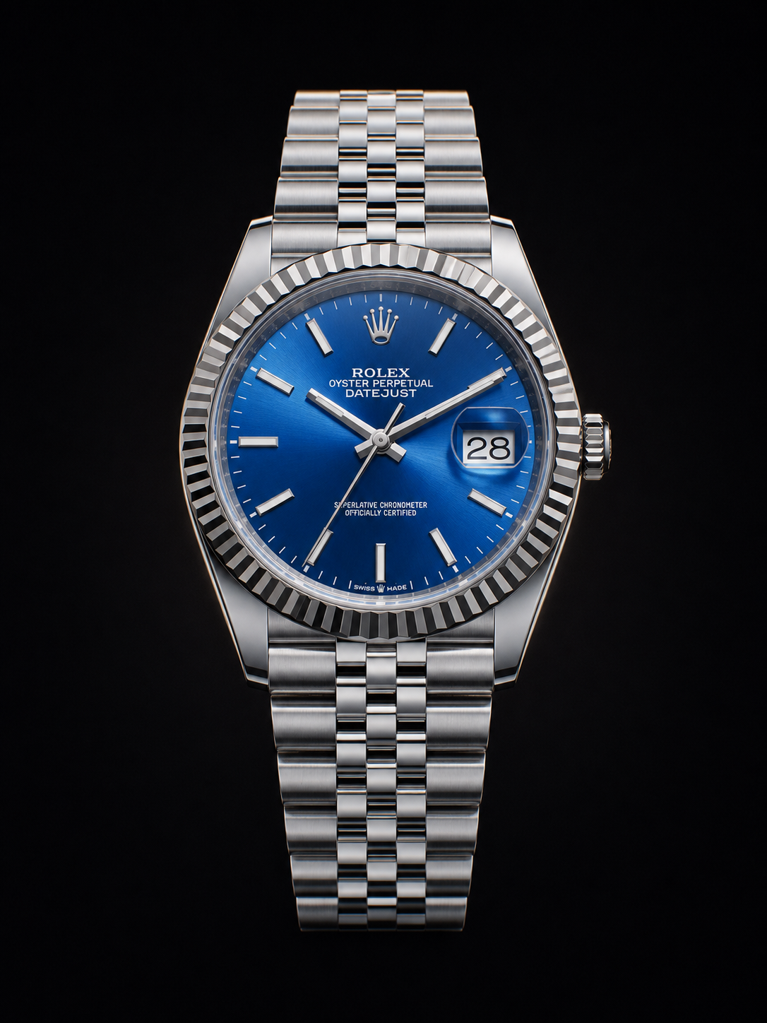Rolex Datejust Blue Dial Swiss 