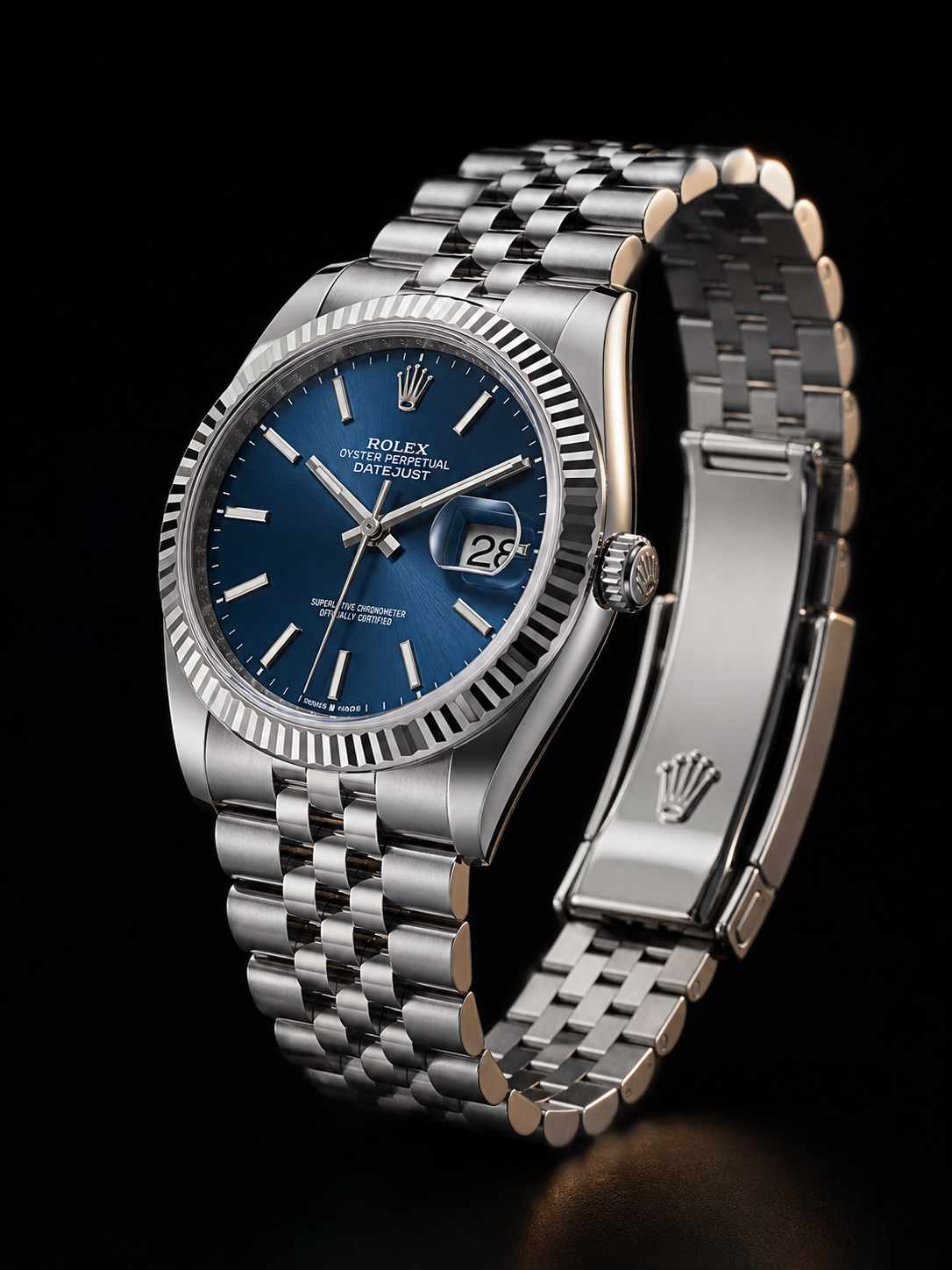Rolex Datejust Blue Dial Swiss , view 4